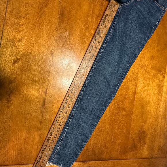 Topshop Jamie Keans Sz 25‎ Skinny Raw Edge - Picture 11 of 12